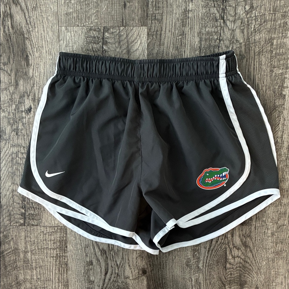 Nike Women’s Florida Gator Tempo Shorts ✧  Dark Gray with White Trim ✧ Size S